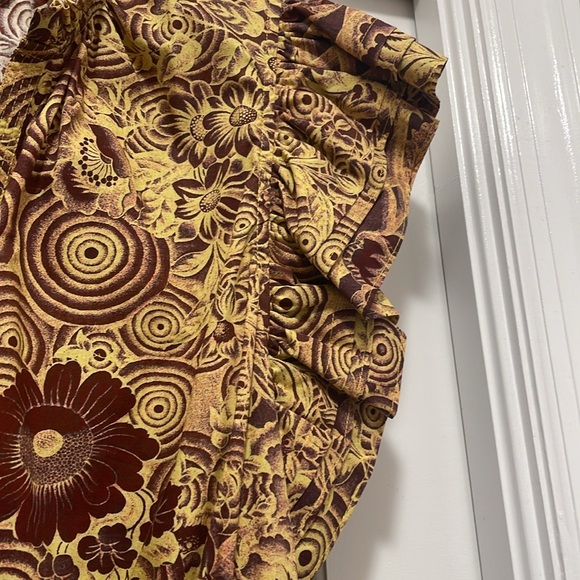 Ulla Johnson Honoria Tiered Printed Poplin Mini Dress - Picture 7 of 8